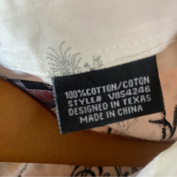 Brooks and Dunn panhandle slim western pearl snap, bling, embroidered SZ-XL - Picture 10 of 10